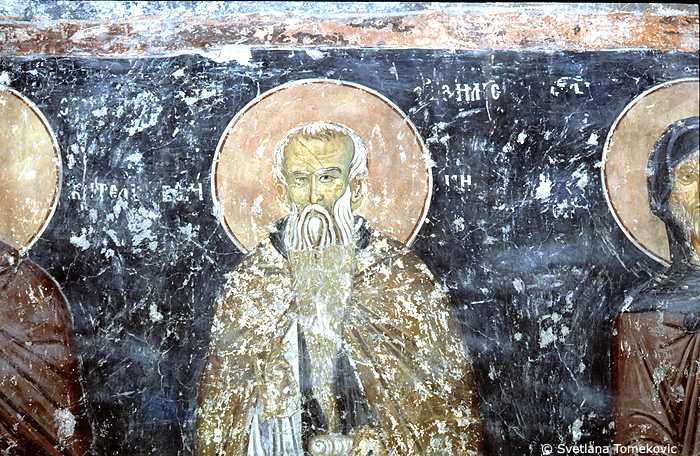 Fresco, south wall, Basil the Great