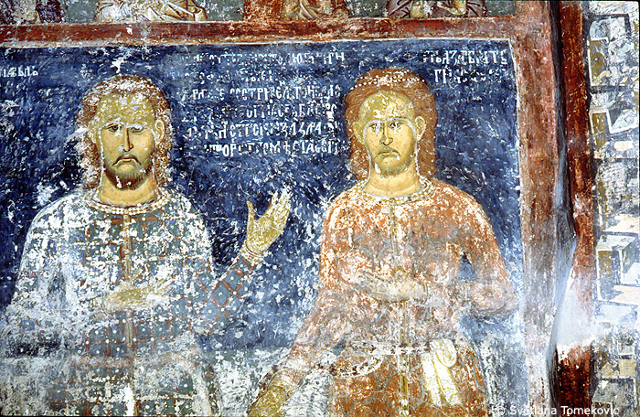 Fresco, west wall, north bay, showing Kaitous(?)
