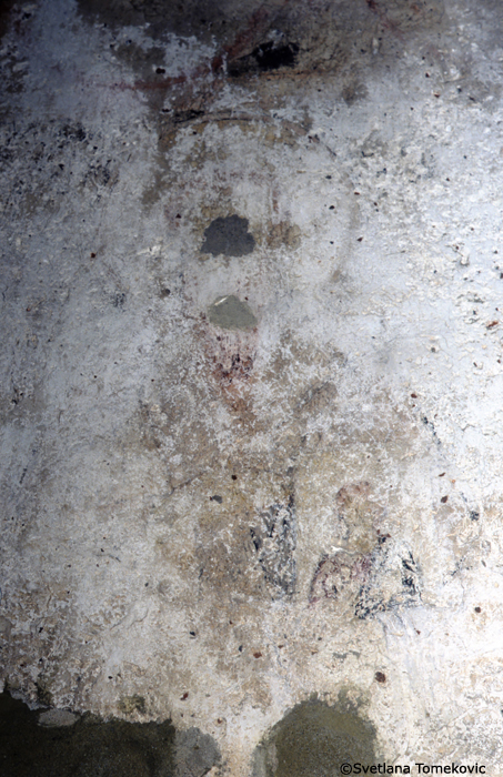 Fresco, west wall, showing Stephen the younger