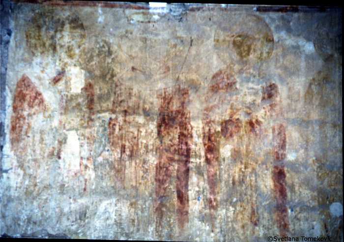 Fresco, west wall, detail