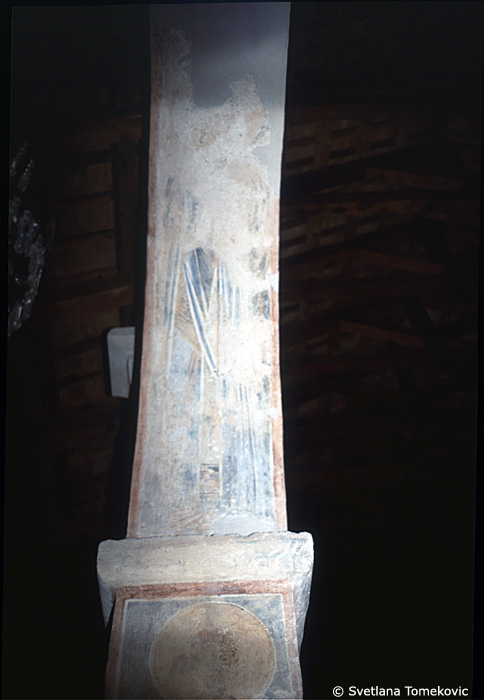 Fresco, south aisle, second arch, west intrados