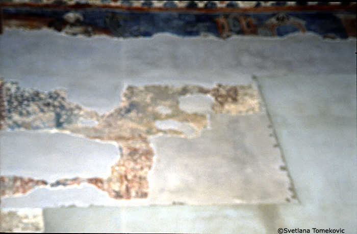 Fresco, central nave, south wall, showing History of Joseph