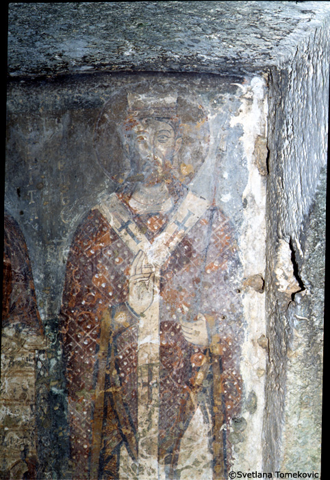 Fresco, south wall, showing Clement of Rome
