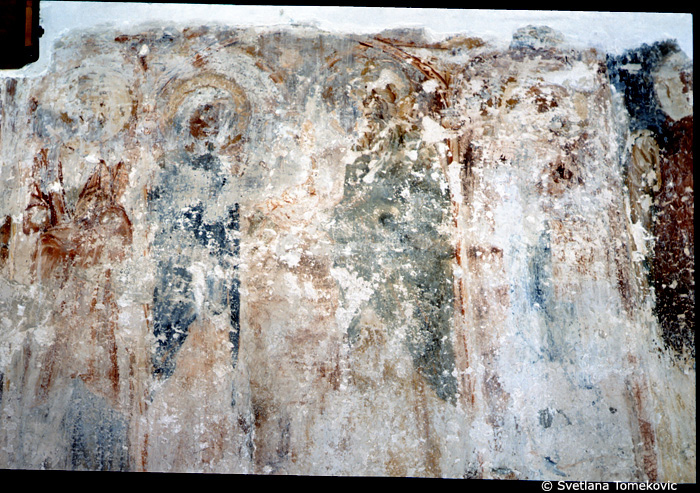 Fresco, north wall, second scene, showing Christ, Presentation