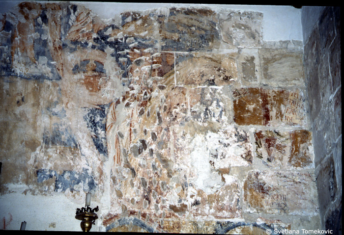 Fresco, east wall, end of upper register 