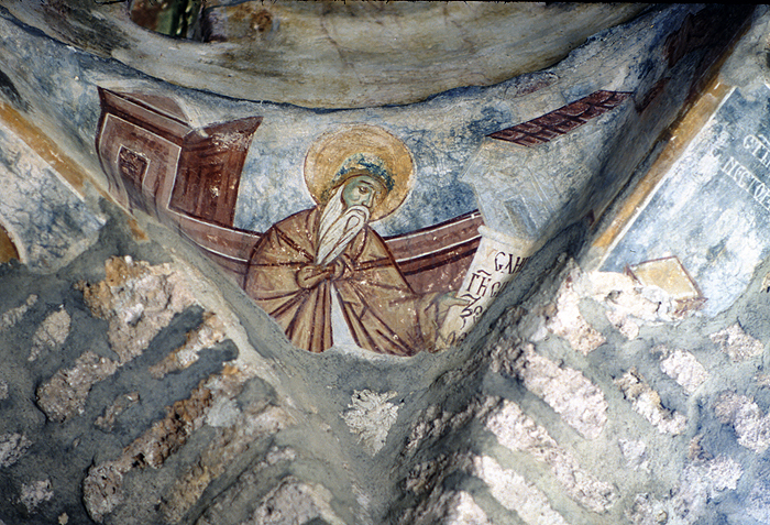 Fresco, north chapel, northeast pendentive 