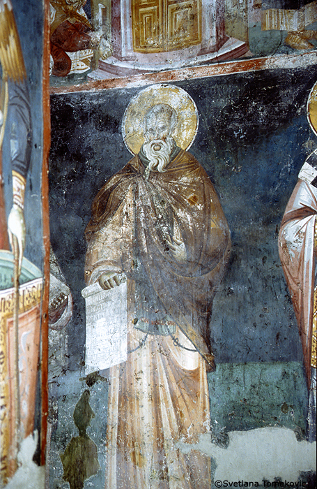 Fresco, showing Theodore