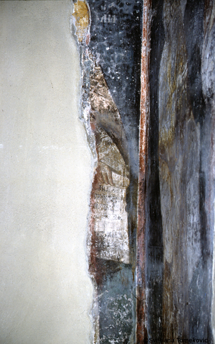 Fresco, northwest corner