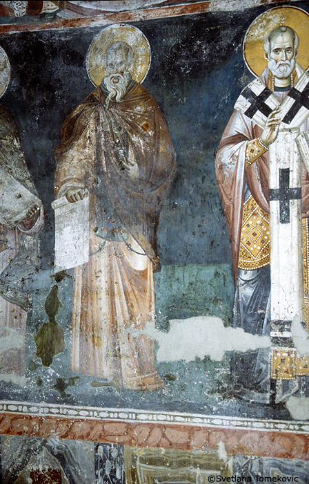 Fresco, showing Theodore