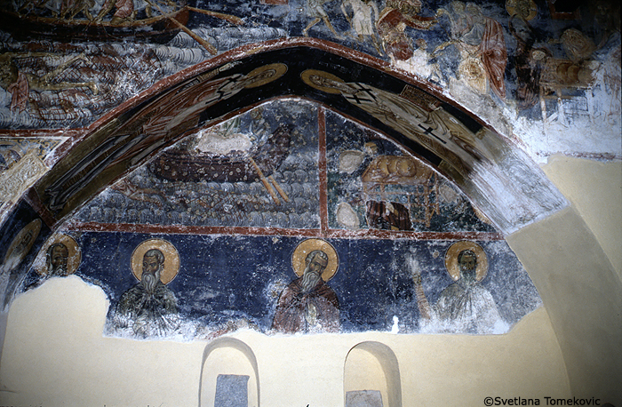 Fresco, north arcade