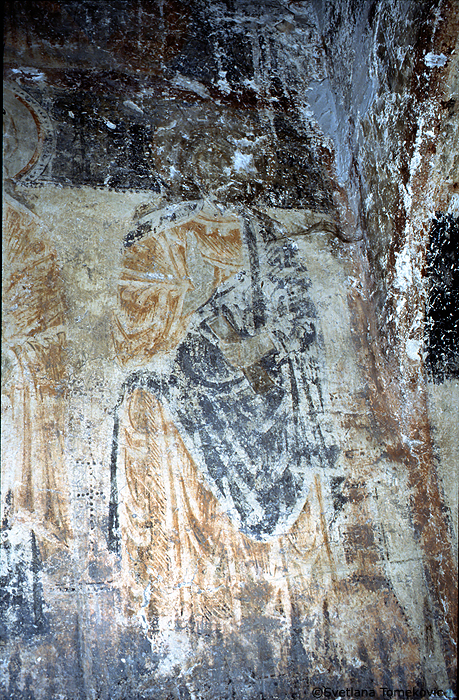 Fresco, narthex, west wall, showing Jacob