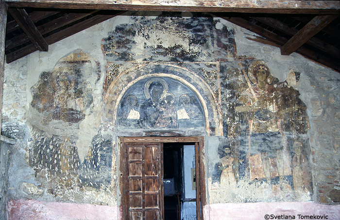 Fresco, west wall