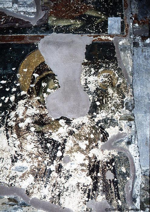 Fresco, Virgin Mary and Christ Child