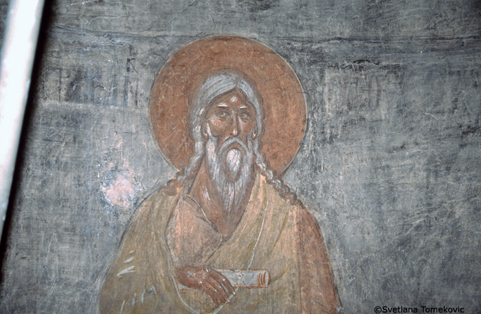 Fresco, saint or prophet