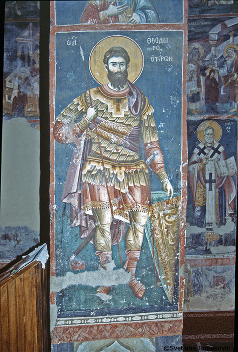 Fresco, possibly showing Theodore