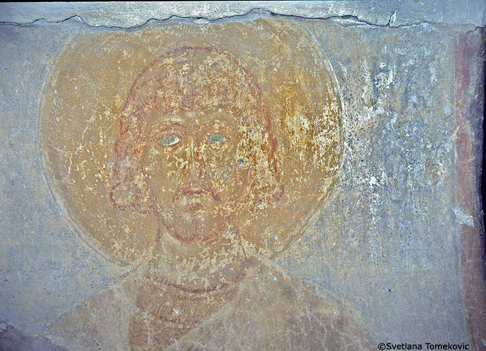 Fresco, bema, north, possibly showing Florus