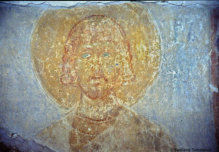 Fresco, bema, north, possibly showing Florus