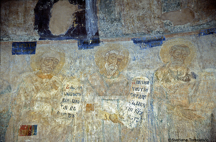 Fresco, bema, north, bishops