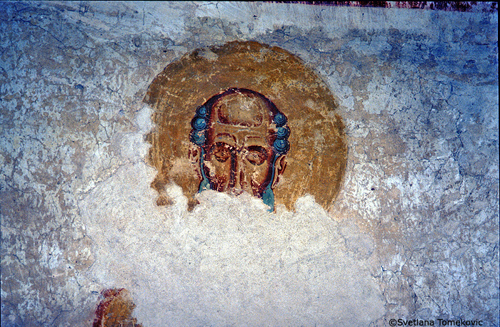 Fresco, Studite ?, detail