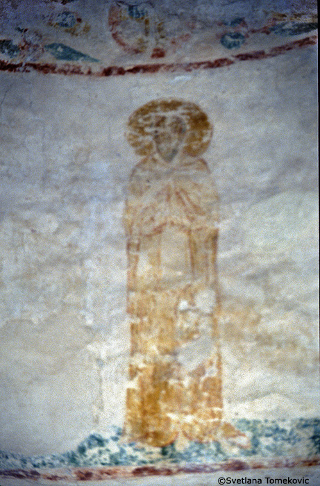 Fresco, monk (no. 11)