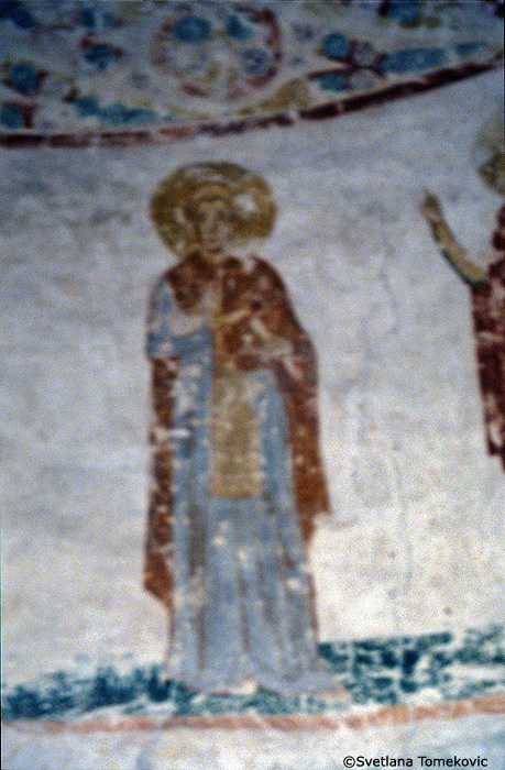 Fresco, monk (no. 8)