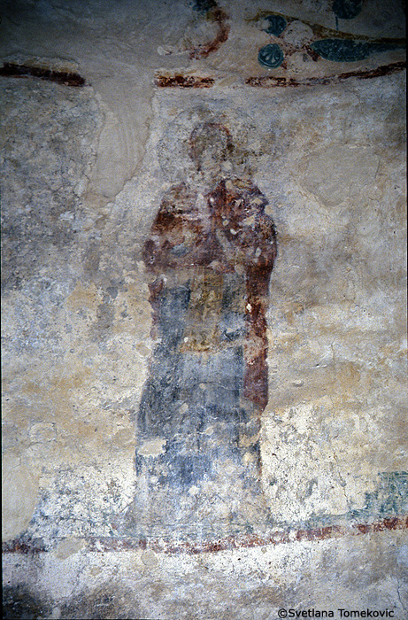 Fresco, monk (no. 5)