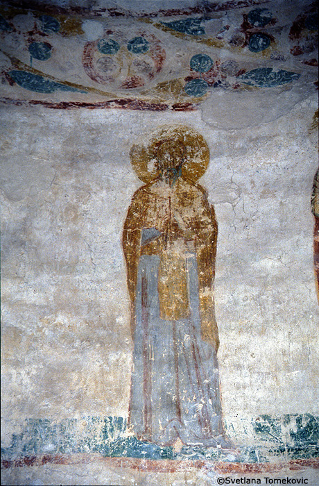 Fresco, monk (no. 6)