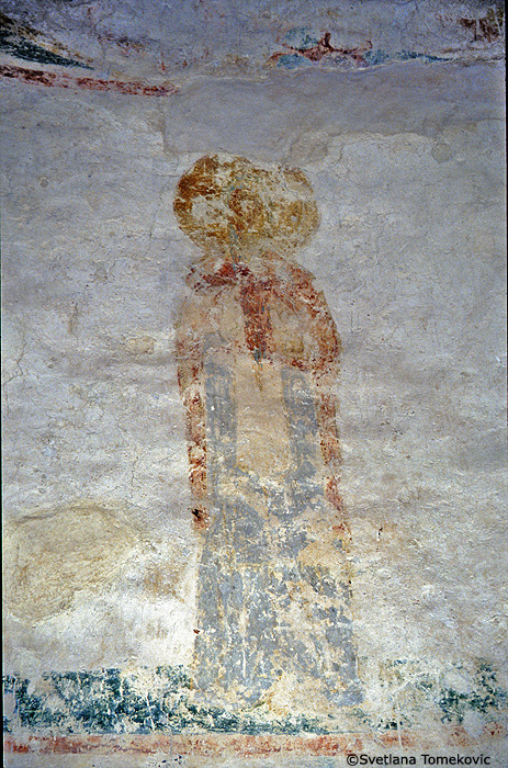 Fresco, monk (no. 12)