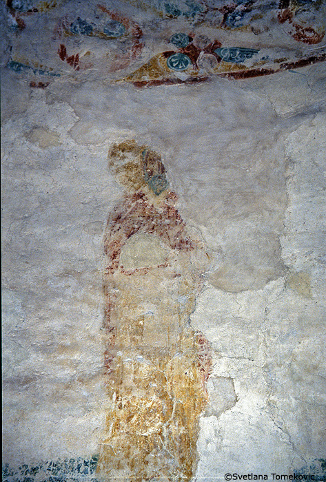 Fresco, monk (no. 14)