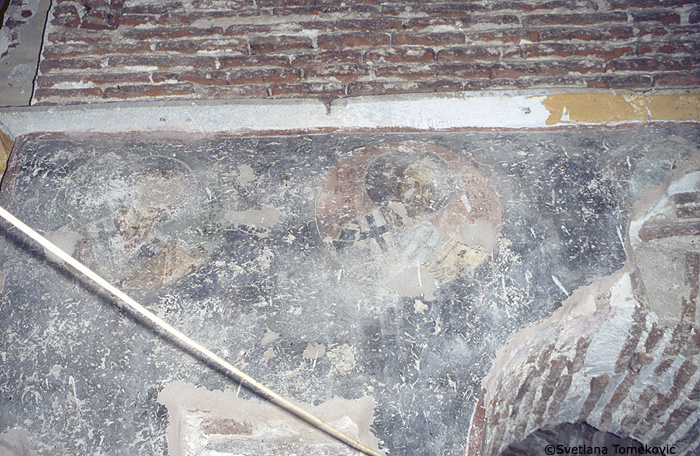 Fresco, south side of the apse