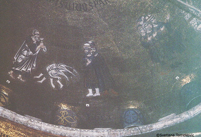 Mosaic, dome, north, detail