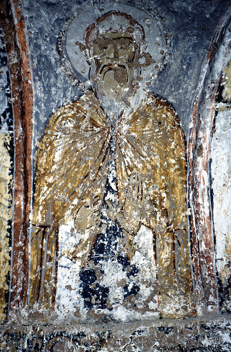 Fresco, northwest chamber, possibly showing Anthony