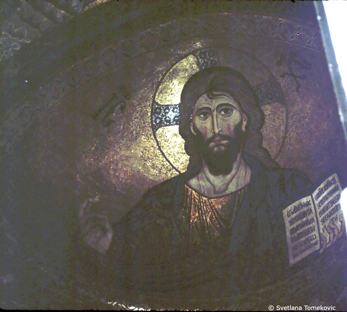 Mosaic, sanctuary, apse, semidome, showing Christ Pantocrator