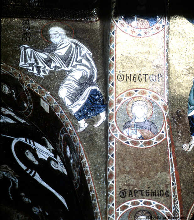Interior, mosaic. Simeon of the Annunciation. 1983.