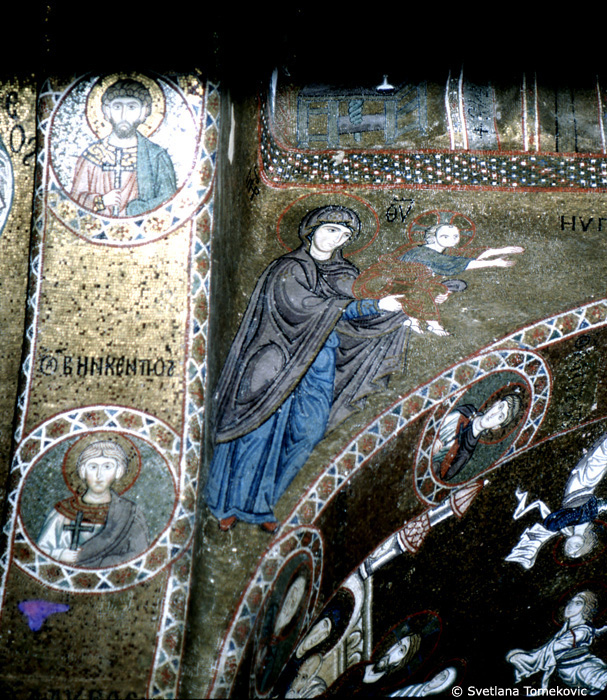 Mosaic, Interior, showing Mary of the Presentation