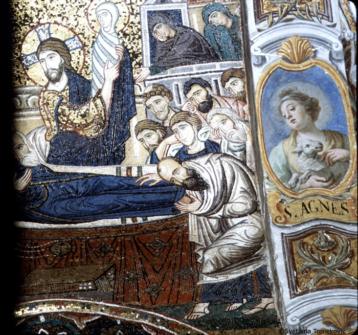 Mosaic, Interior, showing Dormition