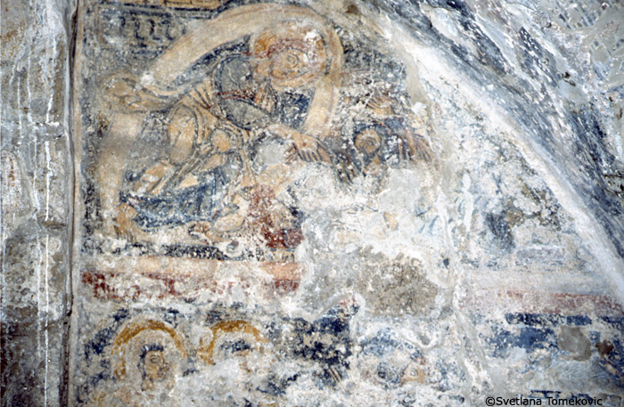 Fresco, showing Christ: Harrowing of Hell