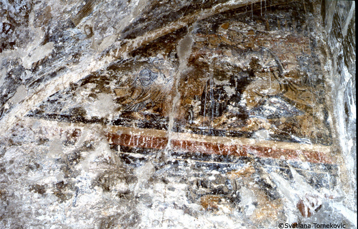 Fresco, showing Christ: Betrayal