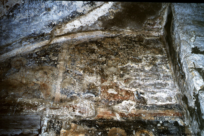 Fresco, showing Apostle, Thomas: Incredulity