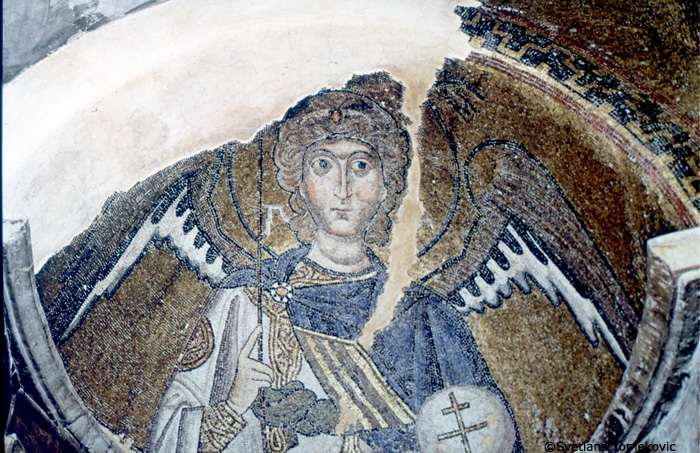 Mosaic, showing Michael