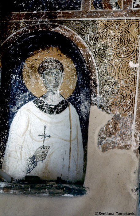 Fresco, niche n-6, possibly showing Stephen