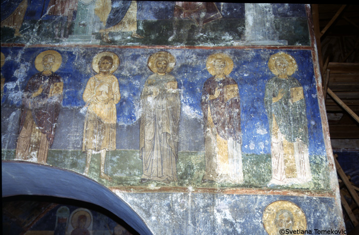 Fresco.  South arm, west wall, 21-25. May 1993.
