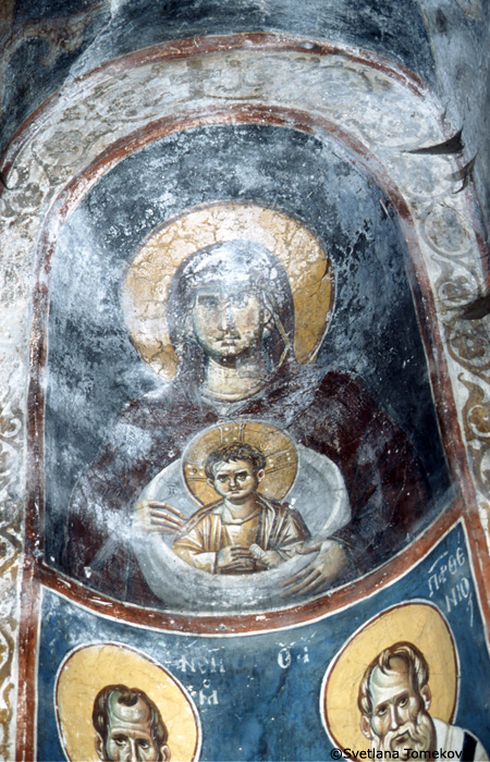 Fresco, prothesis, apse