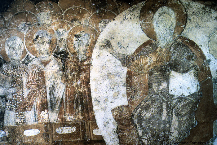 Fresco, possibly showing vision