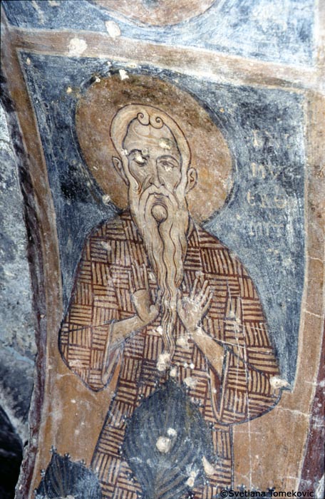 Fresco, showing Paul the Hermit