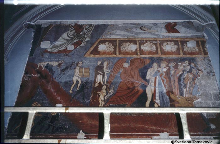 Fresco, South Wall, West, showing Last Judgment