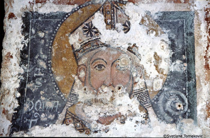 Fresco, showing Donatus of Arezzo