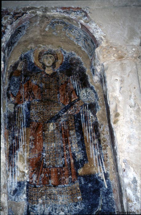Fresco, showing Archangel Gabriel