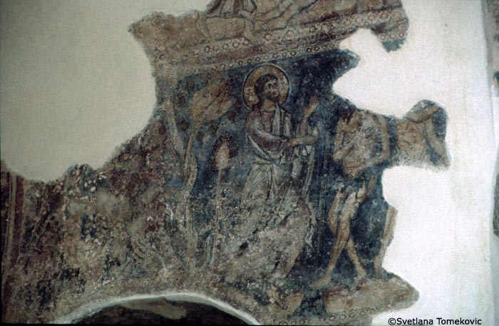 Fresco, North Arm, showing Adam and Eve