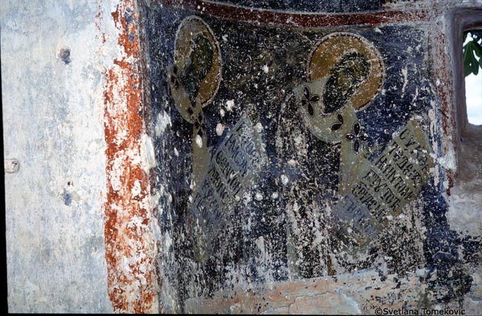 Fresco, apse, first register, north side